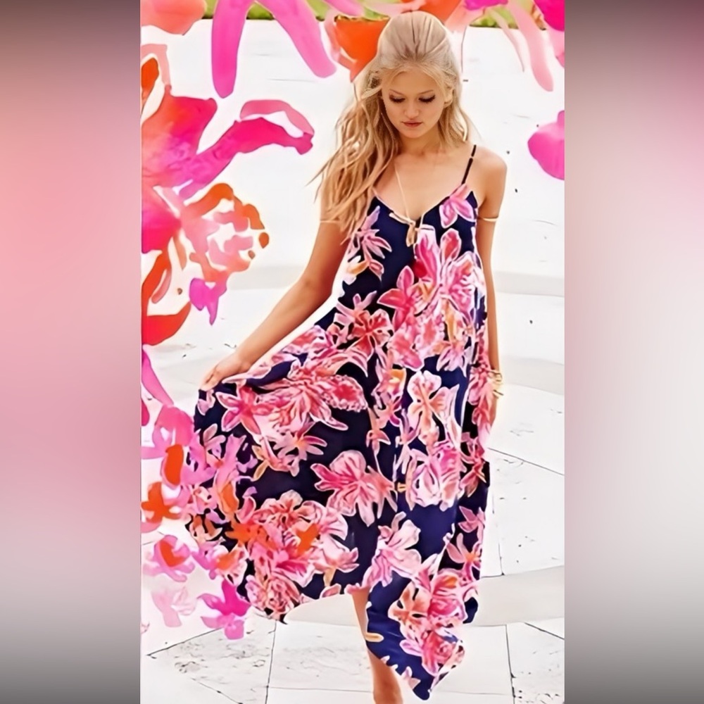 Lily Pulitzer Rylan Silk Maxi Dress